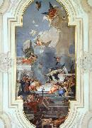 TIEPOLO, Giovanni Domenico The Institution of the Rosary oil painting on canvas